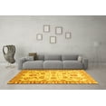 thumbnail image 3 of Ahgly Company Machine Washable Indoor Rectangle Oriental Yellow Traditional Area Rugs, 3' x 5', 3 of 4
