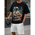 thumbnail image 7 of Men's 100% Cotton Short Sleeve Crewneck Graphic T-Shirt, Soft Breathable Moisture Wicking Casual Basic S-3XL, 7 of 7