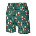 thumbnail image 4 of Logiee Cartoon Poodle Dog Print Mens Swim Trunks Quick Dry Board Shorts,Breathable Hawaii Beach Shorts Swimwear Bathing Suits-Large, 4 of 6