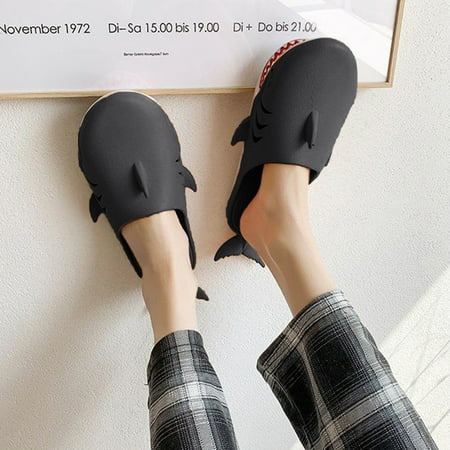 

Tangnade Cute Shark Non-slip Soft And Breathable Slippers For Beach Swimming Pool Home