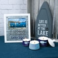 thumbnail image 4 of Pavilion Gift Company 4x6 Inch Easel Back Picture Frame Livin' The Lake Life, 4x6, White, 4 of 7