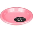 thumbnail image 4 of DecorRack 30 Small Plastic Plates, 7 inch Dinner Plates, Light Pink (Pack of 30), 4 of 6