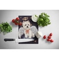 thumbnail image 2 of Westie Christmas Angel Glass Cutting Board Large, 2 of 2