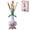 Calla Lily, variant on Honchoes Silver Willow Building Set with Vase Not Compatible with Lego Botanical Collection Home Decor for Adults 264 Pcs