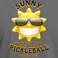 thumbnail image 3 of CafePress - Pickleball Sun With A Chance Of Pickleball Men's C - Mens Comfort Colors Shirt, 3 of 5