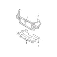 thumbnail image 2 of New Genuine Nissan Cover Engine,Lower 758907Y000 / 75890-7Y000 OEM, 2 of 10
