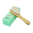thumbnail image 2 of Baby Hair Brush with Wooden Handle and Super Soft Goat Bristles for Newborns & Toddlers, 2 of 8