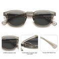 thumbnail image 4 of Gafas de Sol SOJOS Retro Redondas Pequeñas SJ2251 UV400 Cristal Gris, 4 of 5