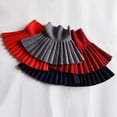 thumbnail image 2 of FaLX Autumn Children School Girls Solid Color Knit High Waist Bottoming Pleated Skirt, 2 of 8