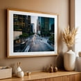 thumbnail image 4 of Movement on Figueroa - Los Angeles California Photography Oak Framed Wall Art Print 20 x 30 inches, 4 of 6