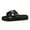 B Black, variant on Slippers For Women Open Toe Cross Band Summer Style Lightweight Beach Shower Sandals Daily Wear