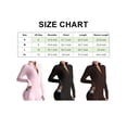 thumbnail image 2 of Deago Women's Full Zip Workout Jackets Lightweight Running Yoga Jacket Cropped Slim Fit Athletic Tops with Thumb Holes (Brown, M), 2 of 8