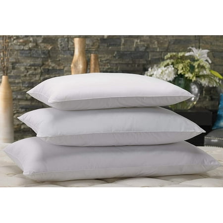 Down Alternative Eco Pillow - Eco-Friendly Pillow with 100% Recycled Fill - Standard (20" x 26")
