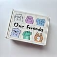 thumbnail image 4 of PANDACO "Our Friends" Shot Glasses (Set of 6), 4 of 4