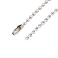 thumbnail image 3 of Unique Bargains 8pcs Metal Clasp Ball Chain Keychain Silver Tone 2.4mm Dia 10cm Length, 3 of 4