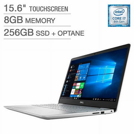 Dell Inspiron 15 5000 Series Touchscreen Laptop - Intel Core i7 - 1080p i5584-7377SLV-PUS Notebook PC Computer 8GB 256GB SSD + Optaine i7 8th Gen