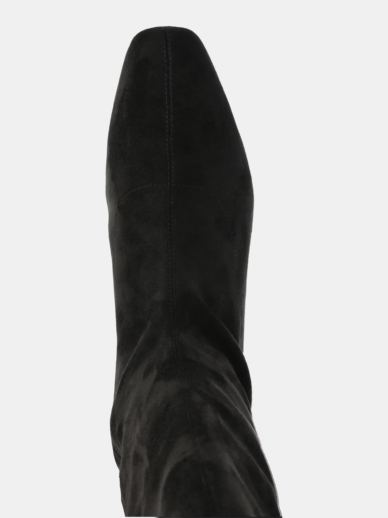 Scoop Women's Faux Suede Knee High Stretch Block Heel Boots (Wide Width Available)
