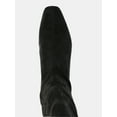 thumbnail image 4 of Scoop Women's Faux Suede Knee High Stretch Block Heel Boots (Wide Width Available), 4 of 5