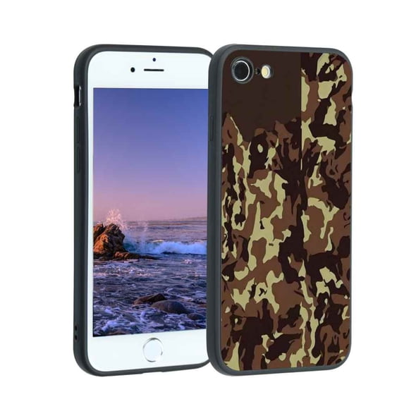Army-Military-44 Phone Case, Degined for iPhone 7 Case Men Women, Flexible Silicone Shockproof Case for iPhone 7