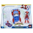 thumbnail image 3 of Hasbro Marvel Spidey and His Amazing Friends Web Crawler Toy, Spidey Action Figure and Vehicle, 3 of 10