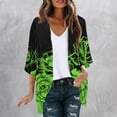 thumbnail image 2 of Inleife Cardigans for Women Women's Long Sleeve Printing Casual Tops Blouse With Pocket Cardigan, 2 of 5