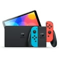thumbnail image 5 of Newest Nintendo Switch 64G OLED Model Bundle, Nintendo Switch Console with Neon Red & Neon Blue Joy-Con Controllers, Vibrant 7-inch OLED Screen, 64GB Storage, HDMI, Bluetooth, Mazepoly Accessories, 5 of 6