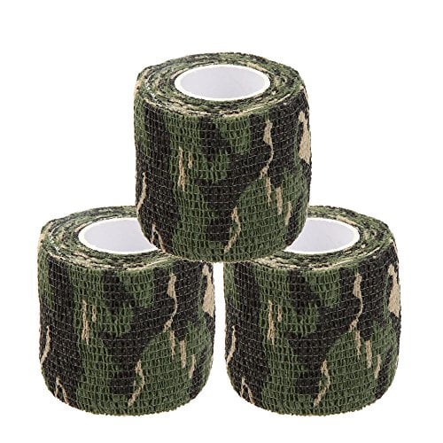 Waterproof Camouflage Duct tape Tactical Outdoor Hunting tool Stretch bandage 