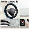 thumbnail image 6 of HUIACONG Blue Sea Turtles Golf Cart Steering Wheel Covers 13-14 Inches Easy to Install and Clean Unversial Golf Steering Wheels Covers Flannel Fabric for EZGO Yamaha Club Cars, 6 of 7
