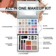 thumbnail image 3 of Color Nymph Makeup Kit for Teens All in One Makeup Kit for Women Full Kit Makeup Set for Beginner Included 24 Colors of Matte Shimmer Eyeshadows, Highly Pigmented Lip Glosses, Eyeliner Pencil, Brushes, 3 of 9