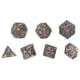 thumbnail image 1 of Dados sólidos de juguete, poliedro de Metal, número claro, juego de rol, dados rodantes, juego de juguete para mesa, barril plateado de bronce, 1 of 9