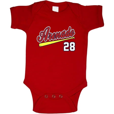 

RED Cardinals Nolan Arenado Logo Baby 1 Piece