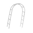 thumbnail image 4 of MAGIDEAL DIY Metal Garden Arch Trellis Flowns Flowers Support 94.4x55x15inch Multipurpose Black, 4 of 8
