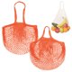 thumbnail image 1 of Uxcell 2-Pack Bolsa de Malla de Algodón, Bolsas de Compras Reutilizables Lavables [Naranja, Asa Larga y Corta], 1 of 1