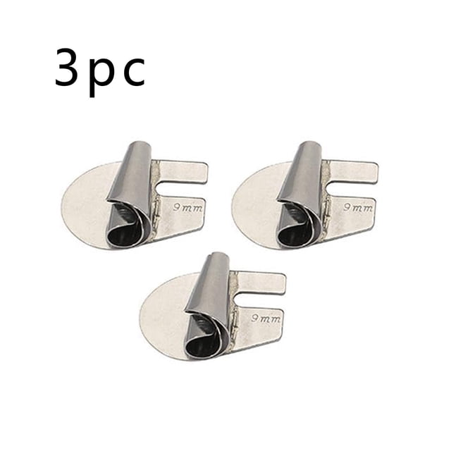 Fiudx Dobladilladora para Máquina de Coser, Rizador de Acero Inoxidable, Accesorio En Espiral de 3 Piezas, Fácil de Instalar, Opciones de Varios Tamaños, Uso Doméstico y Comercial, 3-10 Mm, Duradera