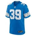 thumbnail image 2 of Men's Nike Jake Bates  Blue Detroit Lions Team Game Jersey, 2 of 6