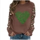 thumbnail image 3 of TaTaai St Patricks Day Sweatshirt Women Shamrock Long Sleeve Shirt Irish Festival Holiday Crewneck Causal Top Gift, 3 of 5