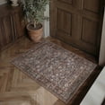 thumbnail image 6 of BERTHMEER 2'x3' Small Area Rugs Washable Throw Rugs for Kitchen Doorway Entrance Indoor Traditional Doormats Non Slip Washable Rugs,Blue Brown, 6 of 6