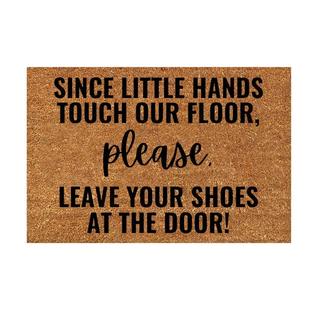 fsxdhpcsgfc Funny Doormat Funny Welcome Mat Please Leave Doormat Doormats For For New Home Blankets Non Rugs for Living Room Small Blanket Throw Oversized down Throw Blanket Lap Throw Basement Rugs