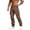 Brown, variant on Gradient Print Cargo Pants With Side Pockets Utility Trousers For Outdoor Casual Wear Style Work Green XL