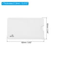 thumbnail image 2 of Uxcell RFID Blocking Sleeves Identity Theft Prevention Credit Cards Secure Protector Holders Sleeves White 20Pack, 2 of 6