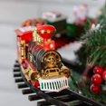 thumbnail image 3 of Christmas Train Sets for Under The Tree- Christmas Railway Train Set with Railway Track & 4 Cars- Lights and Sounds Railway Battery Operated Electric Train Set for Kids, 3 of 7