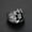 Black, variant on Stainless Steel Dragon Claw Ring With Red, Blue, Black Cubic Zirconia For Men-Black-7
