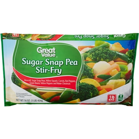Great Value: Sugar Snap Peas Stir-Fry, 16 Oz