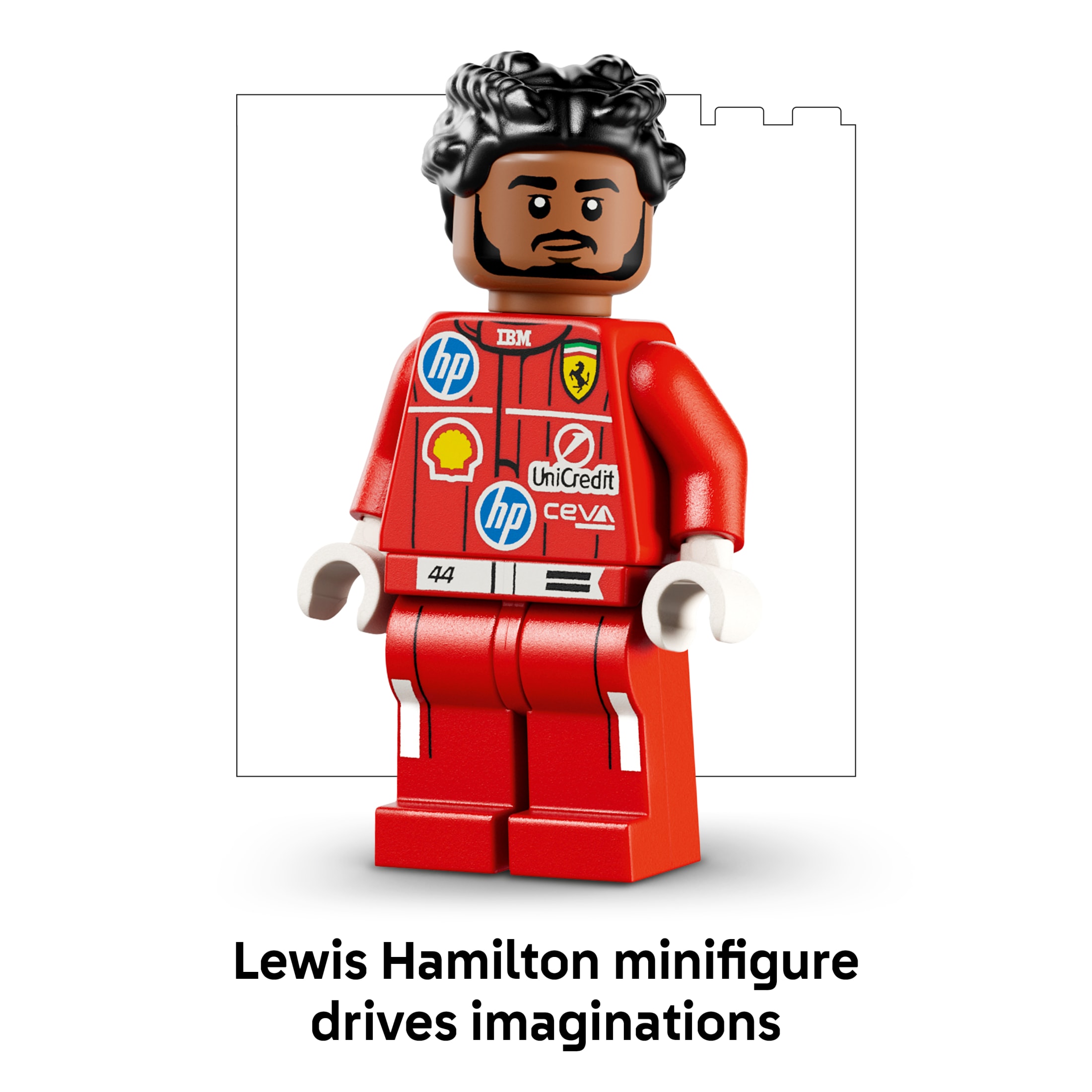 LEGO Editions Casco de Lewis Hamilton Scuderia Ferrari HP - Set de Construcción para Adolescentes, Mayores de 14 Años - Exhibición Coleccionable de F1 - Regalo de Cumpleaños - Decoración para Habitación u Oficina en Casa - 43022 6