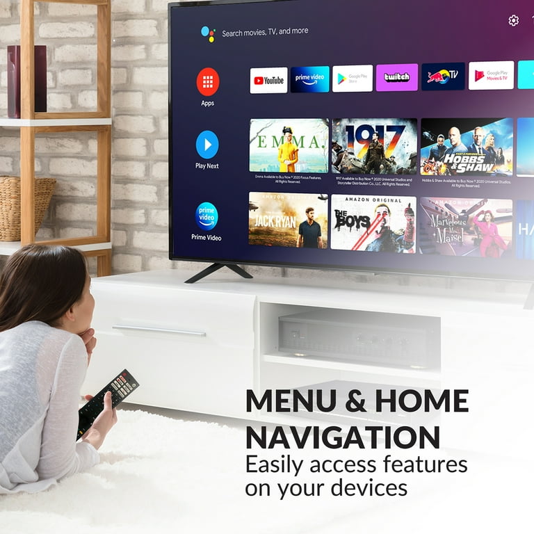 Supersonic 4-Device Universal Remote for Smart TVs, SC-326