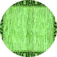 thumbnail image 1 of Ahgly Company Indoor Round Abstract Green Modern Area Rugs, 7' Round, 1 of 4