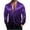 #H-Purple, variant on GuangCheng George Men Gradient Satin Button Up Shirts Long Sleeve Deep V Neck Luxe Shine Soft Touch Casual Night Out Stylish Tops,Yellow,3XL