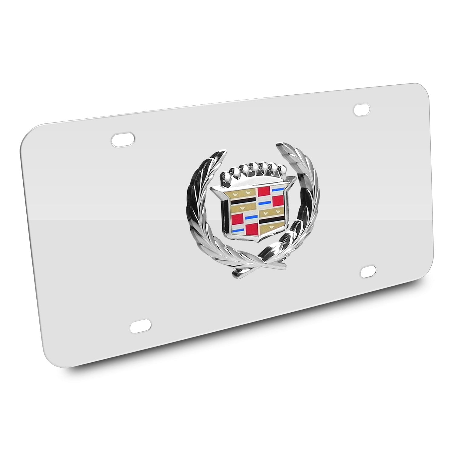 Cadillac Logo License Plate (Chrome)