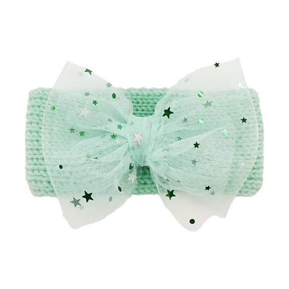 Ketyyh-chn99 Headband Girls Baby Toddler Solid Hair Band Bow Accessories Headwear F
