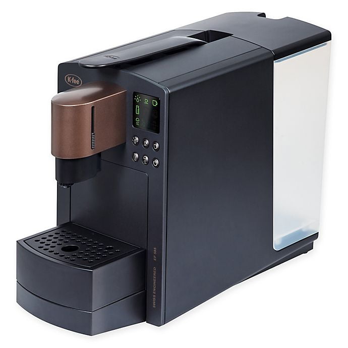 Kfee® Grande Single Serve Coffee and Espresso Machine (Black/Copper